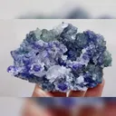 Natural Green Fluorite and Calcite Symbiosis comes from Fujian,China 90*60*30MM - image 6