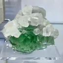 Natural Green Fluorite and Calcite Symbiosis comes from Zhejiang，China 110*100*70MM - image 1