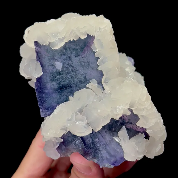 Natural Green  Fluorite and Calcite,Large Particles Mineral Specimen,High Quality Specimen:FUJIAN,China (123*70*104mm) image