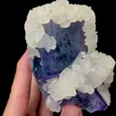 Natural Green  Fluorite and Calcite,Large Particles Mineral Specimen,High Quality Specimen:FUJIAN,China (123*70*104mm) - image 3