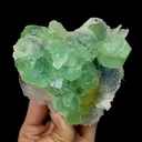 Natural Green Fluorite and Calcite,Mineral Specimen:HUBEI (130*115*40mm) - image 3