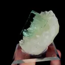 Natural Green Fluorite and Clear Quartz Cluster, Mineral Specimen:Zhejiang,China (50*35*25MM) - image 3