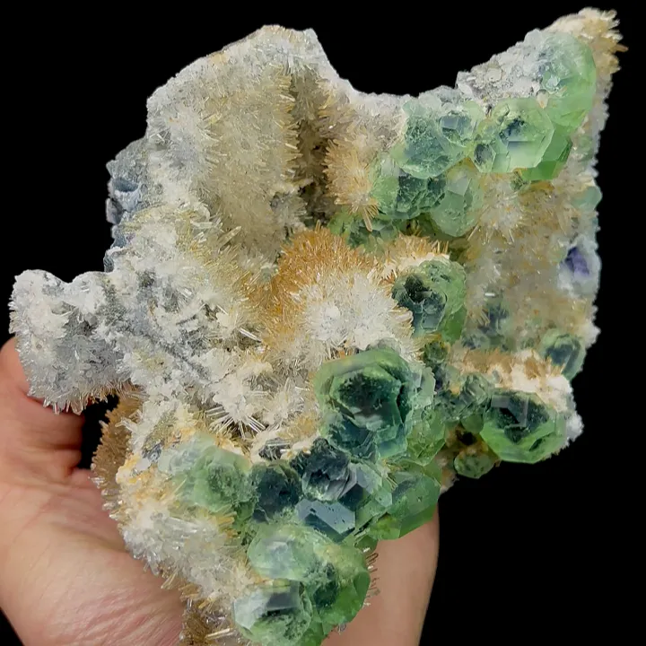 Natural Green Fluorite and Crystal, Mineral Specimen:FUJIAN,China (155*100*120mm) - image 4