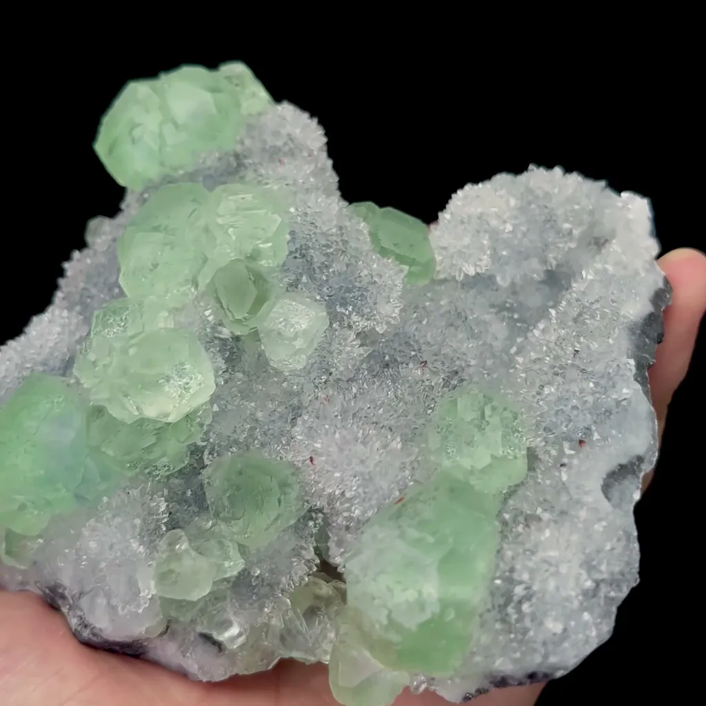 Natural Green Fluorite and Crystal Mineral Specimen,High Quality Specimen,FUJIAN,CHINA(113*98*50mm) - image 3
