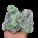 Natural Green Fluorite and Crystal Mineral Specimen,High Quality Specimen,FUJIAN,CHINA(113*98*50mm) - image 4
