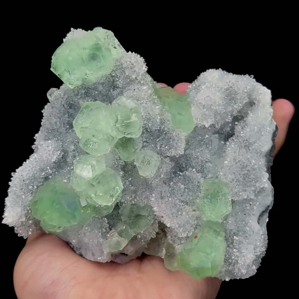 Natural Green Fluorite and Crystal Mineral Specimen,High Quality Specimen,FUJIAN,CHINA(113*98*50mm) - image 2
