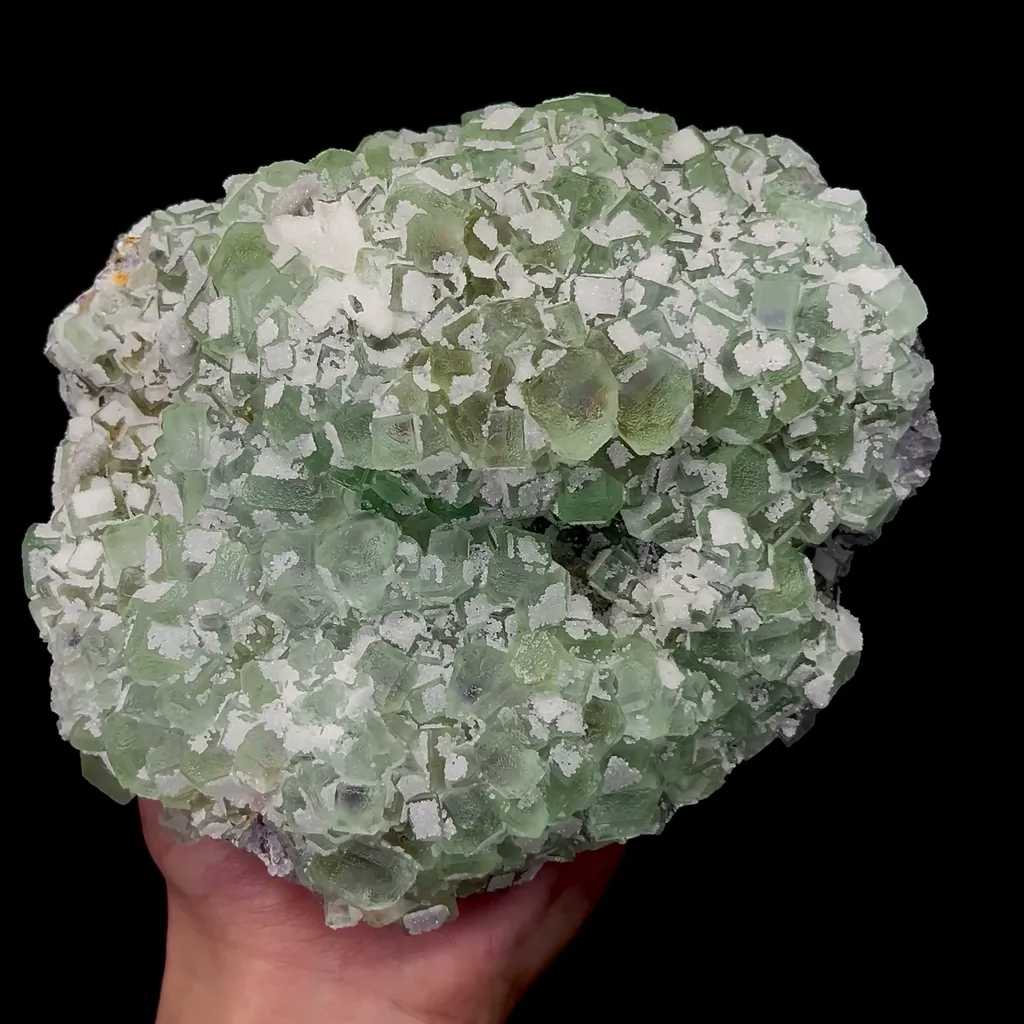 Natural Green Fluorite and Crystal Mineral Specimen,High Quality Specimen,FUJIAN,CHINA(160*150*76mm) - image 4