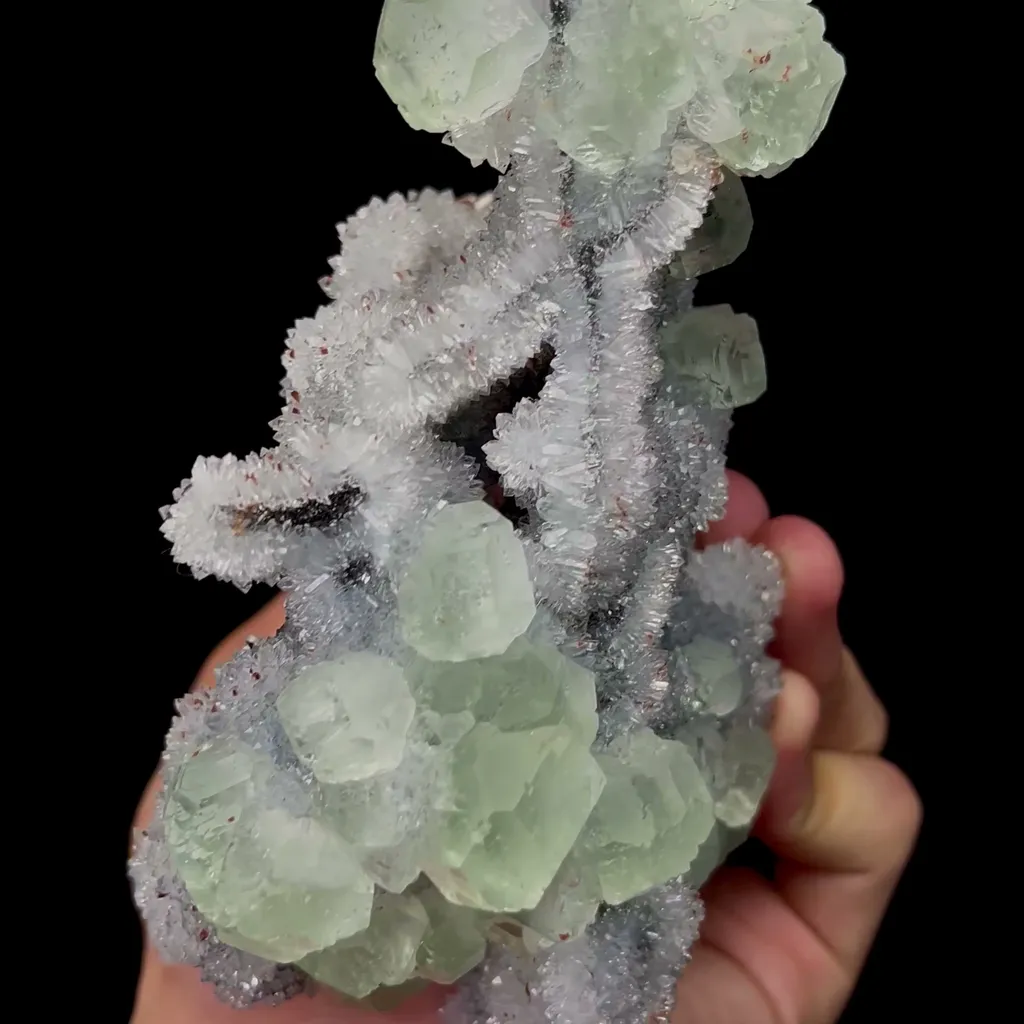 Natural Green Fluorite and Crystal Mineral Specimen,High Quality Specimen,FUJIAN,CHINA(170*106*68mm) image