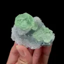 Natural Green Fluorite and Crystal Mineral Specimen,High Quality Specimen,FUJIAN,CHINA(65*52*52mm) - image 1