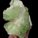 Natural Green Fluorite and Crystal Mineral Specimen,High Quality Specimen,ZHEJIANG,CHINA(124*118*57mm) - image 2