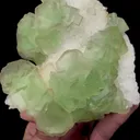 Natural Green Fluorite and Crystal Mineral Specimen,High Quality Specimen,ZHEJIANG,CHINA(124*118*57mm) - image 3