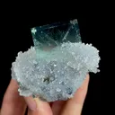 Natural Green Fluorite and Crystal,Cube Mineral Specimen:ZHEJIANG (70*60*50mm) - image 5