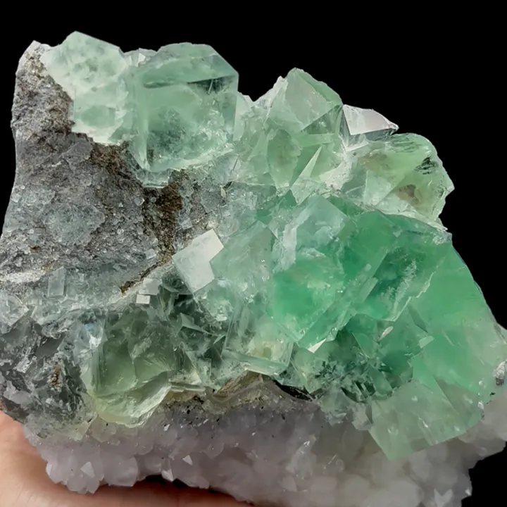 Natural Green Fluorite and Crystal,High Quality Mineral Specimen:ZHEJIANG,China (160*113*58mm) - image 2