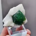 Natural Green Fluorite and Flake Calcite Symbiosis comes from Inner Mongolia,China 45*35*20MM - image 2