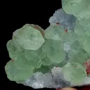Natural Green Fluorite and Flaky Calcite, Mineral Specimen:Fujian,China (180*100*45MM) - image 2