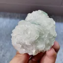 Natural Green Fluorite and Flaky Calcite Symbiosis comes from Xianghualing,Hunan 70*55*45MM - image 3