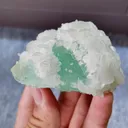 Natural Green Fluorite and Flaky Calcite Symbiosis comes from Xianghualing,Hunan 70*55*45MM - image 2