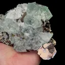 Natural Green Fluorite and Magnetite Mineral Specimen,High Quality Specimen,YINDU,INNER MONGOLIA,CHINA(160*90*50mm) - image 3