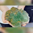 Natural Green Fluorite and Pyrite Occur Together comes from Fujian,China 220*15*80MM - image 2