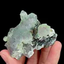Natural Green Fluorite and Quartz and Arsenopyrite, Mineral Specimen:Yaogangxian,Hunan (55*50*35MM) - image 4