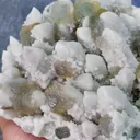 Natural Green Fluorite and Quartz Cluster comes from Inner Mongolia,China 120*125*75MM - image 4