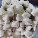Natural Green Fluorite and Quartz Cluster comes from Inner Mongolia,China 120*125*75MM - image 3