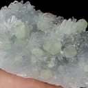 Natural Green Fluorite and Quartz Cluster, Mineral Specimen:Fujian,China (120*75*45MM) - image 3