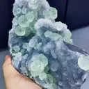Natural Green Fluorite and Quartz Clusters Symbiotic comes from Fujian,China 185*120*130MM - image 3