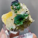 Natural Green Fluorite and Quartz coexist comes from Namibia 40*40*30MM - image 3