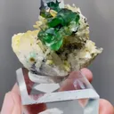 Natural Green Fluorite and Quartz coexist comes from Namibia 40*40*30MM - image 4