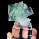 Natural Green Fluorite and Quartz Coexist comes from Zhejiang, 55*20*40MM - image 1