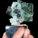 Natural Green Fluorite and Quartz Coexist comes from Zhejiang, 55*20*40MM - image 3