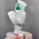 Natural Green Fluorite and Quartz coexist coomes from Inner Mongolia,China 25*25*40MM - image 2