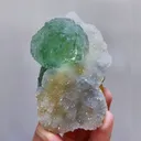 Natural Green Fluorite and Quartz comes from Fujian,China 50*80*50MM - image 5