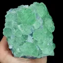 Natural Green Fluorite and Quartz, Mineral Specimen:  Fujian,China (120*105*55MM) - image 3