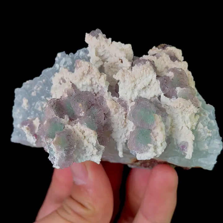 Natural Green Fluorite and Quartz, Mineral Specimen: Henan,China (75*40*45MM) - image 3