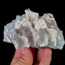 Natural Green Fluorite and Quartz, Mineral Specimen: Henan,China (75*40*45MM) - image 3
