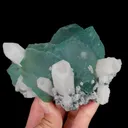 Natural Green Fluorite and Quartz, Mineral Specimen: Inner Mongolia,China (115*75*85MM) - image 4