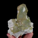 Natural Green Fluorite and Quartz, Mineral Specimen: Inner Mongolia,China (80*70*85MM) - image 4