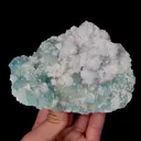Natural Green Fluorite and Quartz, Mineral Specimen: Xianghualing,Hunan (120*85*40MM) - image 3