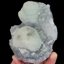 Natural Green Fluorite and Quartz, Mineral Specimen:Fujian,China (105*100*45MM) - image 2