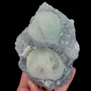 Natural Green Fluorite and Quartz, Mineral Specimen:Fujian,China (105*100*45MM) - image 4