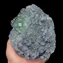 Natural Green Fluorite and Quartz, Mineral Specimen:Fujian,China (110*125*55MM) - image 2