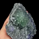 Natural Green Fluorite and Quartz, Mineral Specimen:Fujian,China (110*125*55MM) - image 3