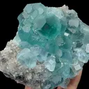 Natural Green Fluorite and Quartz, Mineral Specimen:Fujian,China (115*100*40MM) - image 2
