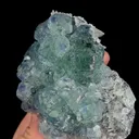 Natural Green Fluorite and Quartz, Mineral Specimen:Fujian,China (115*85*40MM) - image 3