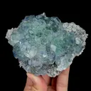 Natural Green Fluorite and Quartz, Mineral Specimen:Fujian,China (115*85*40MM) - image 1