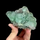 Natural Green Fluorite and Quartz, Mineral Specimen:Fujian,China (120*70*70MM) - image 3