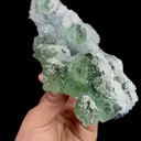 Natural Green Fluorite and Quartz, Mineral Specimen:Fujian,China (145*65*75MM) - image 2