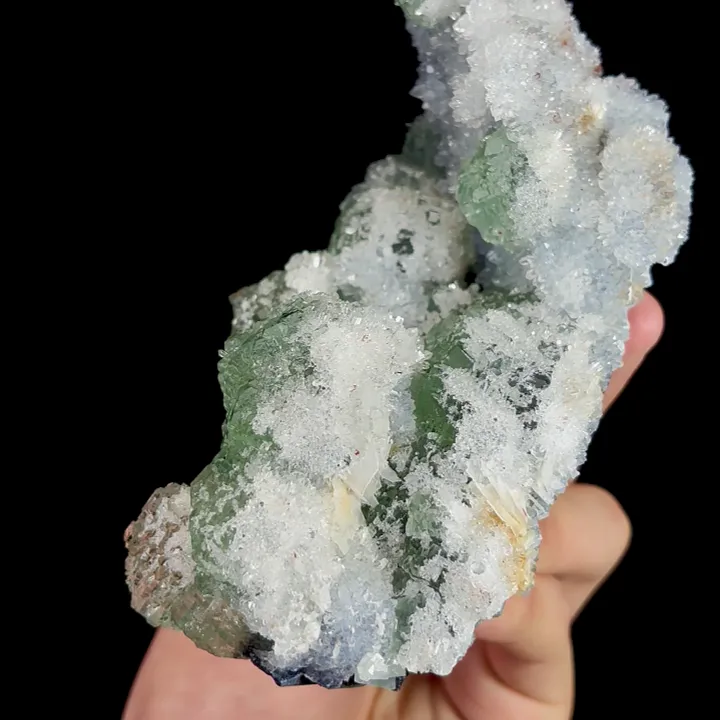 Natural Green Fluorite and Quartz, Mineral Specimen:Fujian,China (145*65*75MM) - image 4